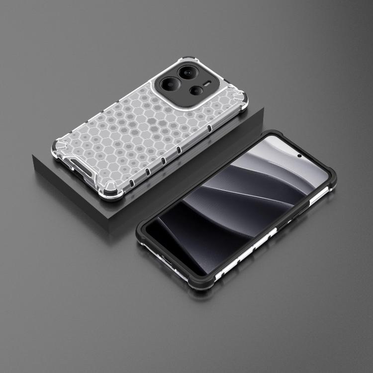 For Redmi Note 14 4G 163.25mm Honeycomb Shockproof Phone Case