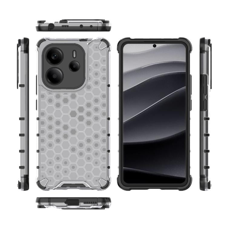 For Redmi Note 14 4G 163.25mm Honeycomb Shockproof Phone Case