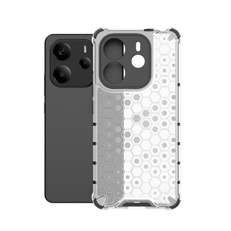 For Redmi Note 14 4G 163.25mm Honeycomb Shockproof Phone Case