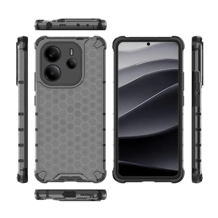 For Redmi Note 14 4G 163.25mm Honeycomb Shockproof Phone Case