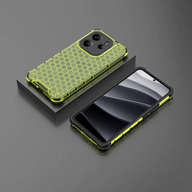 For Redmi Note 14 4G 163.25mm Honeycomb Shockproof Phone Case