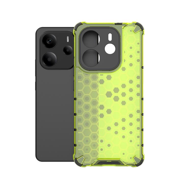 For Redmi Note 14 4G 163.25mm Honeycomb Shockproof Phone Case
