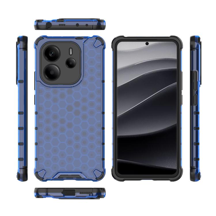 For Redmi Note 14 4G 163.25mm Honeycomb Shockproof Phone Case