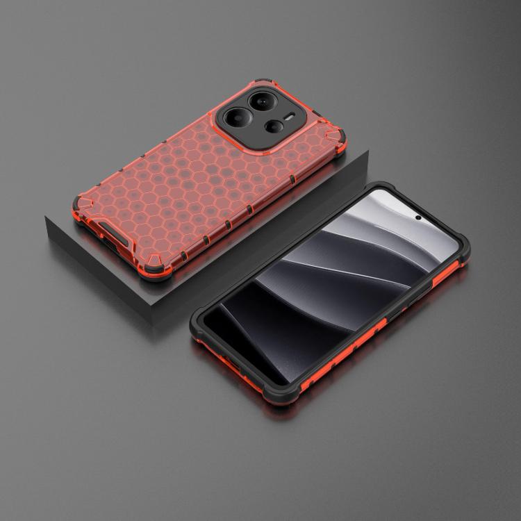 For Redmi Note 14 4G 163.25mm Honeycomb Shockproof Phone Case