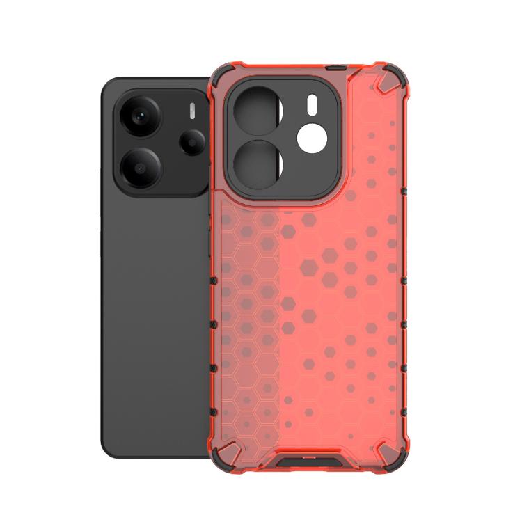 For Redmi Note 14 4G 163.25mm Honeycomb Shockproof Phone Case