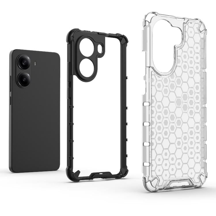 For Redmi Turbo 4 5G Honeycomb Shockproof Phone Case