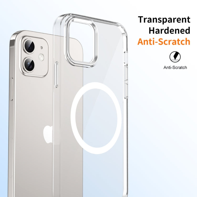 For iPhone 12 Ice Feel HD Transparent MagSafe PC Full Coverage Phone Case