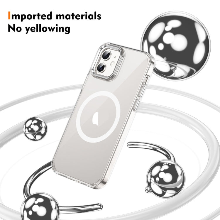 For iPhone 12 Ice Feel HD Transparent MagSafe PC Full Coverage Phone Case