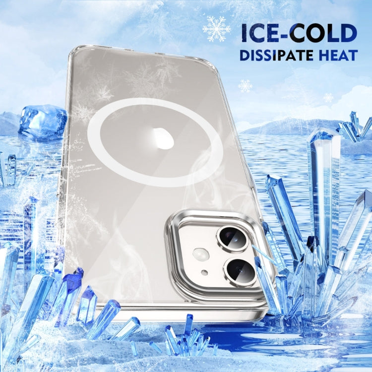 For iPhone 12 Ice Feel HD Transparent MagSafe PC Full Coverage Phone Case