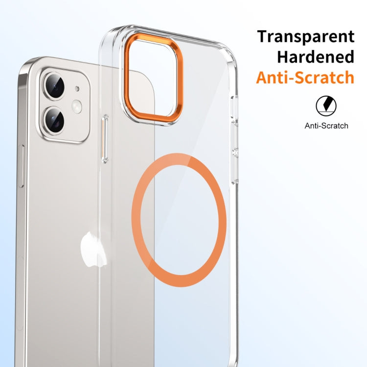 For iPhone 12 Ice Feel HD Transparent MagSafe PC Full Coverage Phone Case