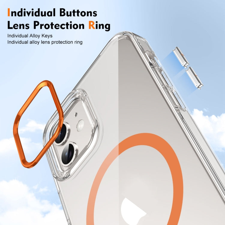 For iPhone 12 Ice Feel HD Transparent MagSafe PC Full Coverage Phone Case