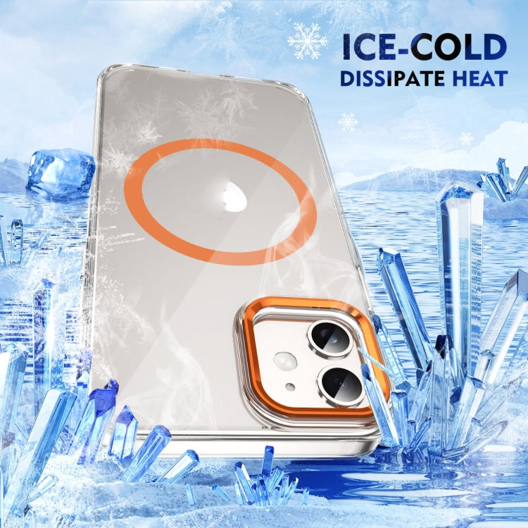 For iPhone 12 Ice Feel HD Transparent MagSafe PC Full Coverage Phone Case