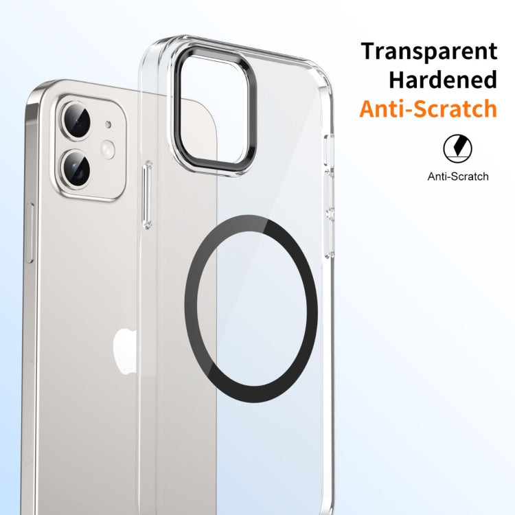 For iPhone 12 Ice Feel HD Transparent MagSafe PC Full Coverage Phone Case