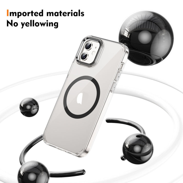 For iPhone 12 Ice Feel HD Transparent MagSafe PC Full Coverage Phone Case
