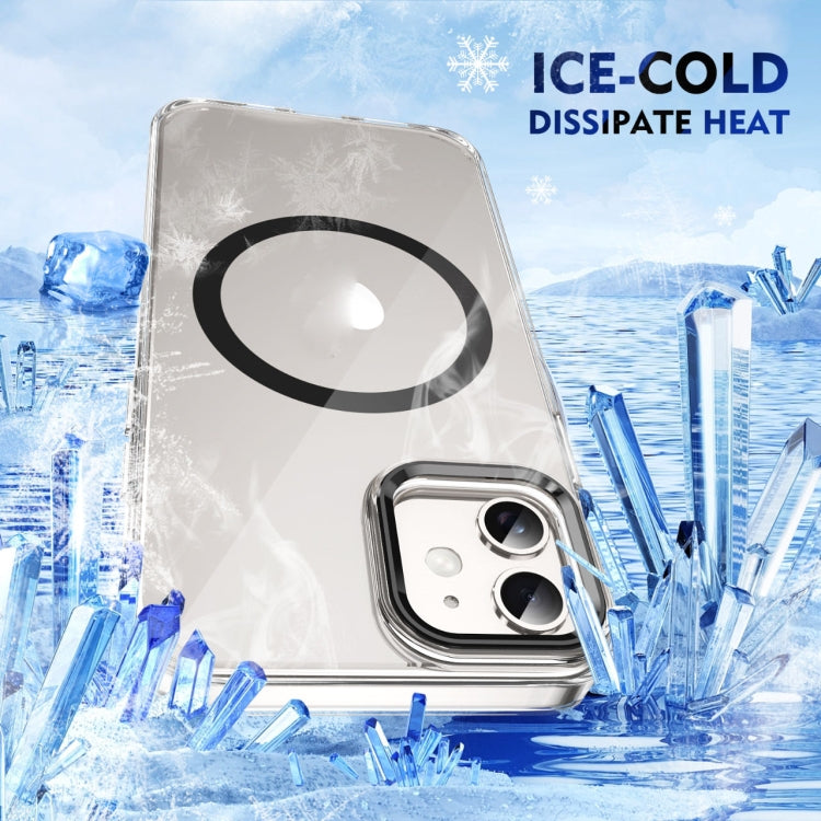 For iPhone 12 Ice Feel HD Transparent MagSafe PC Full Coverage Phone Case