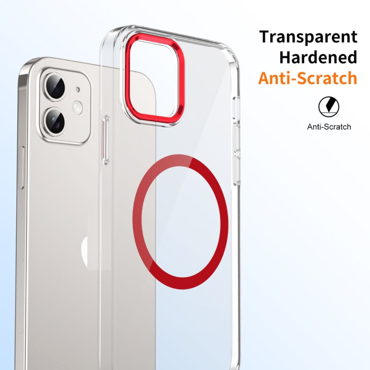 For iPhone 12 Ice Feel HD Transparent MagSafe PC Full Coverage Phone Case