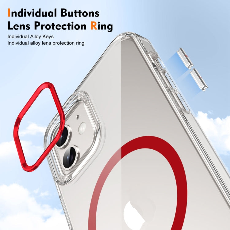For iPhone 12 Ice Feel HD Transparent MagSafe PC Full Coverage Phone Case