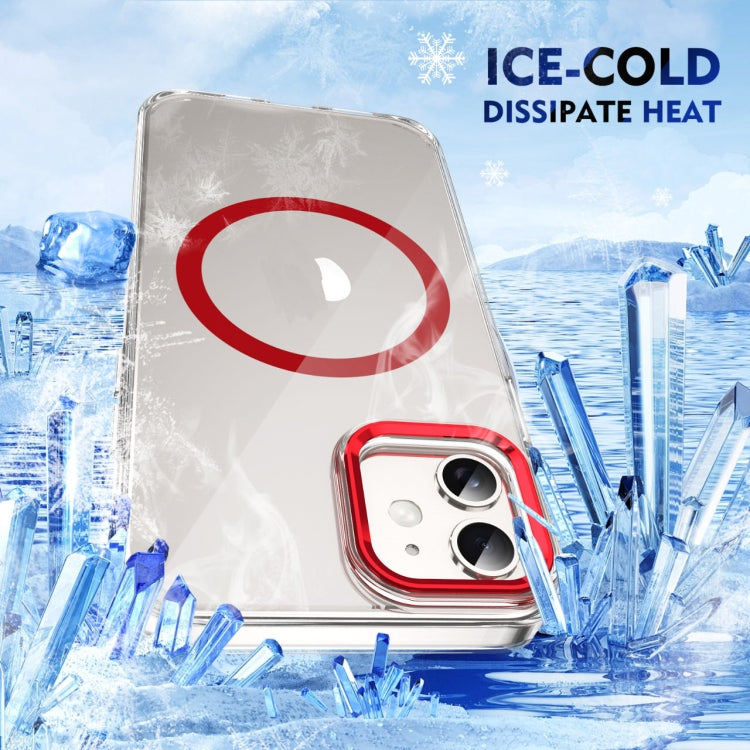 For iPhone 12 Ice Feel HD Transparent MagSafe PC Full Coverage Phone Case
