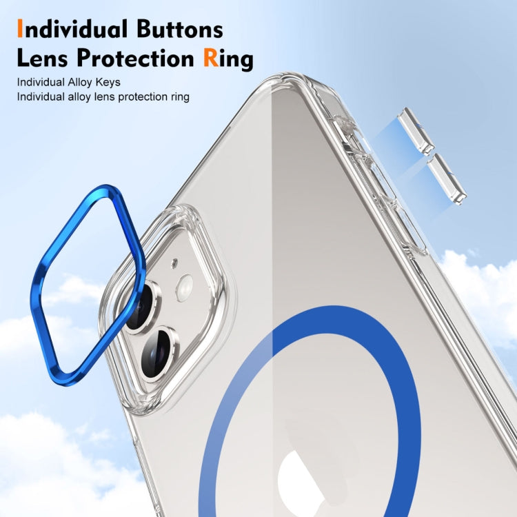 For iPhone 12 Ice Feel HD Transparent MagSafe PC Full Coverage Phone Case