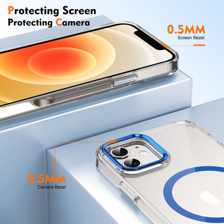 For iPhone 12 Ice Feel HD Transparent MagSafe PC Full Coverage Phone Case