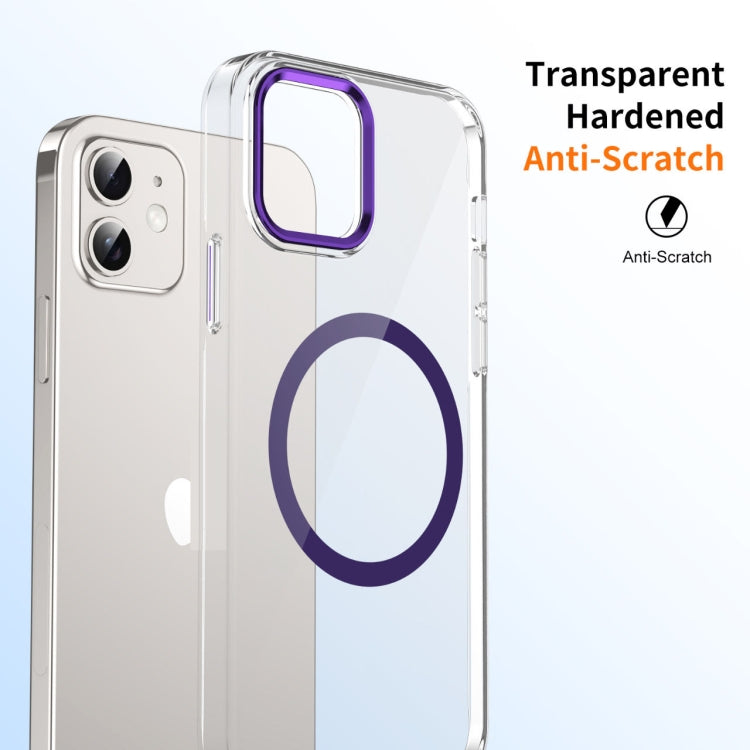 For iPhone 12 Ice Feel HD Transparent MagSafe PC Full Coverage Phone Case