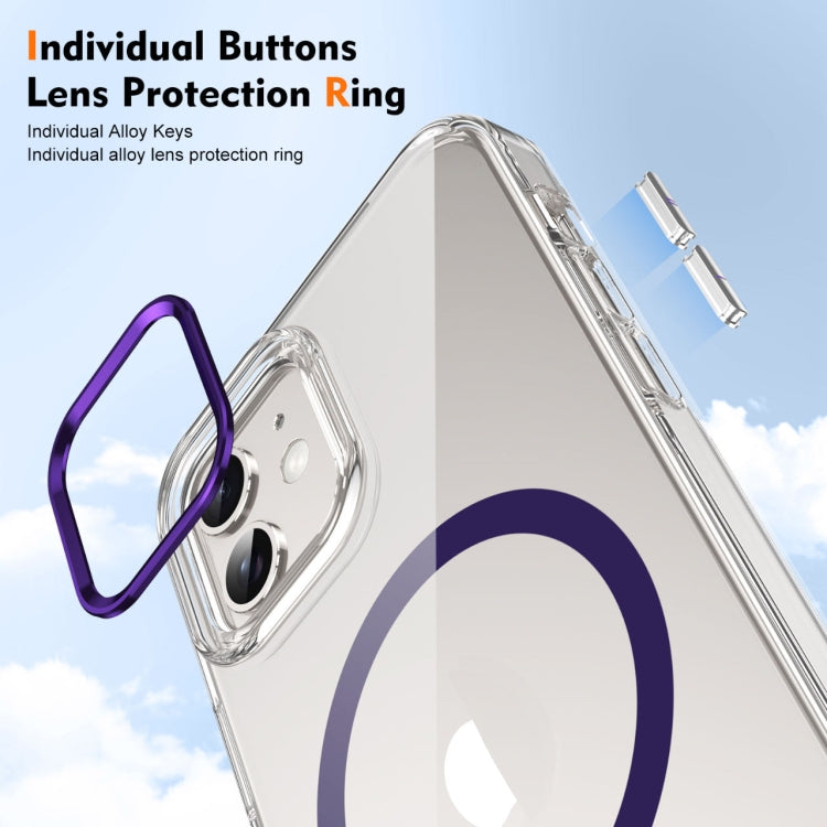 For iPhone 12 Ice Feel HD Transparent MagSafe PC Full Coverage Phone Case