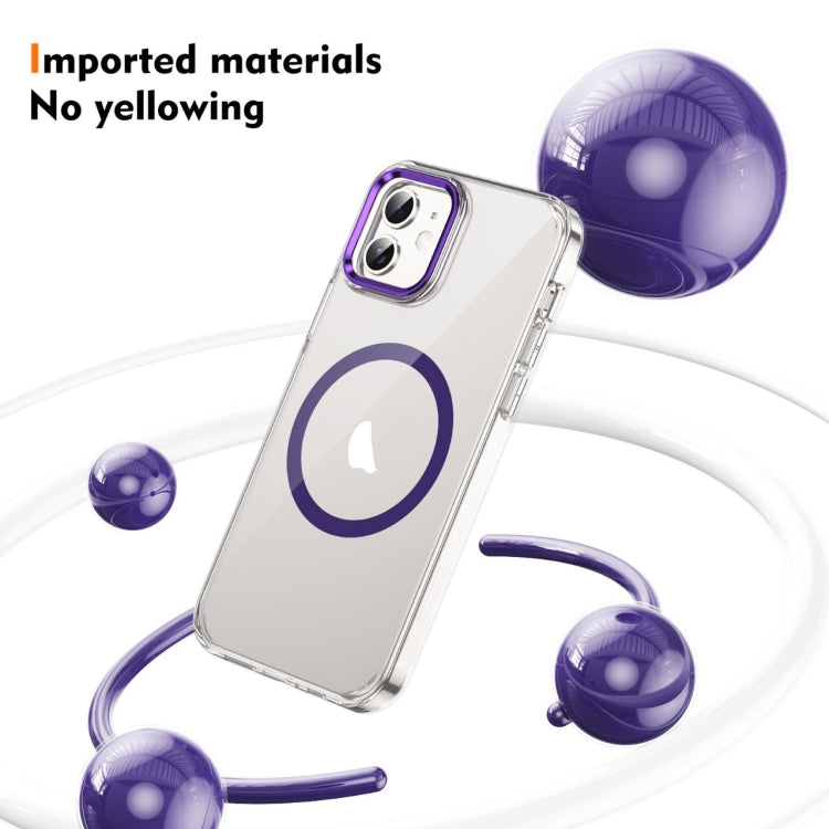 For iPhone 12 Ice Feel HD Transparent MagSafe PC Full Coverage Phone Case