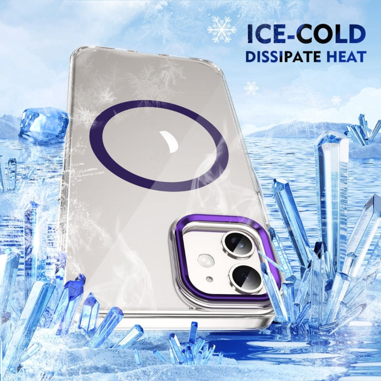 For iPhone 12 Ice Feel HD Transparent MagSafe PC Full Coverage Phone Case