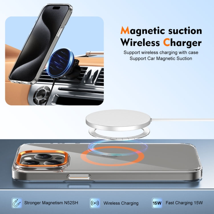 For iPhone 13 Pro Max Ice Feel HD Transparent MagSafe PC Full Coverage Phone Case