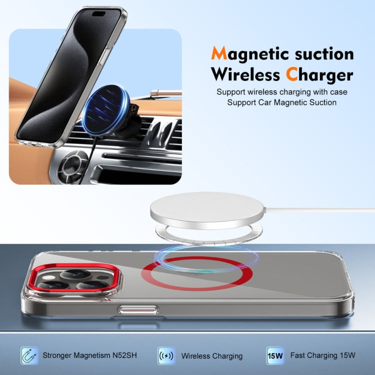 For iPhone 13 Pro Max Ice Feel HD Transparent MagSafe PC Full Coverage Phone Case