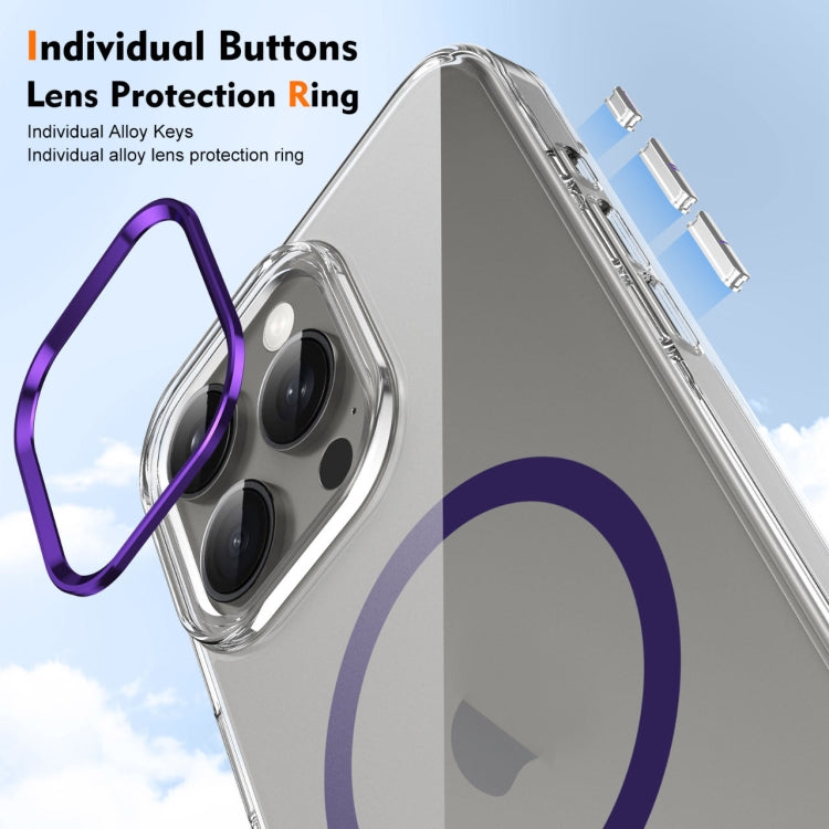 For iPhone 13 Pro Max Ice Feel HD Transparent MagSafe PC Full Coverage Phone Case