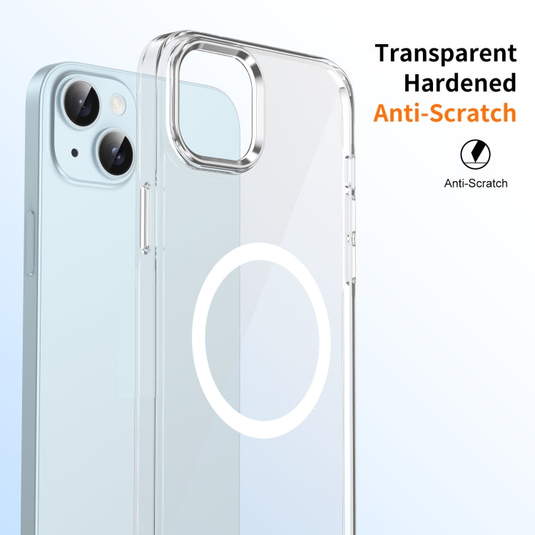 For iPhone 13 Ice Feel HD Transparent MagSafe PC Full Coverage Phone Case