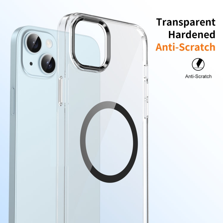 For iPhone 13 Ice Feel HD Transparent MagSafe PC Full Coverage Phone Case