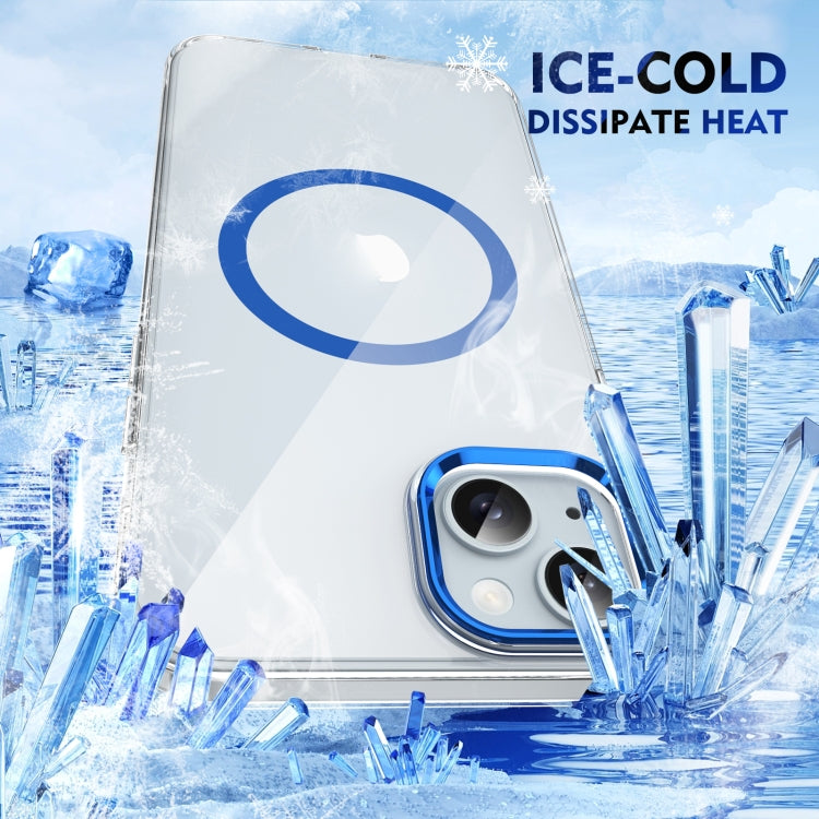 For iPhone 14 Ice Feel HD Transparent MagSafe PC Full Coverage Phone Case