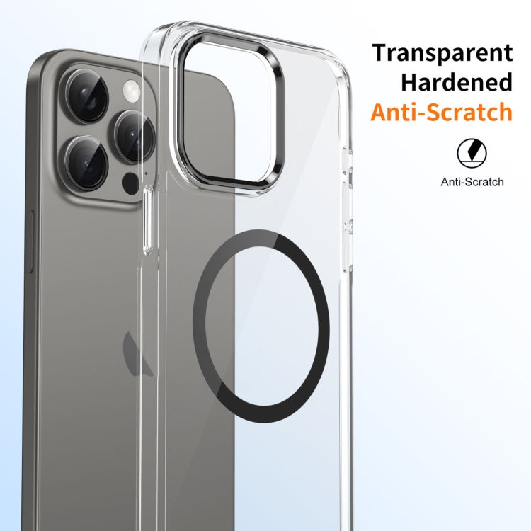 For iPhone 14 Pro Max Ice Feel HD Transparent MagSafe PC Full Coverage Phone Case