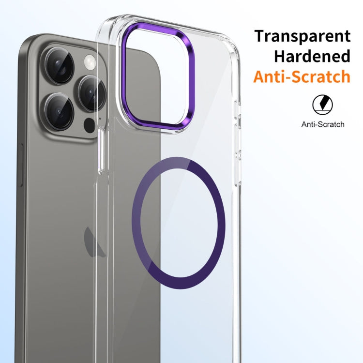 For iPhone 14 Pro Max Ice Feel HD Transparent MagSafe PC Full Coverage Phone Case