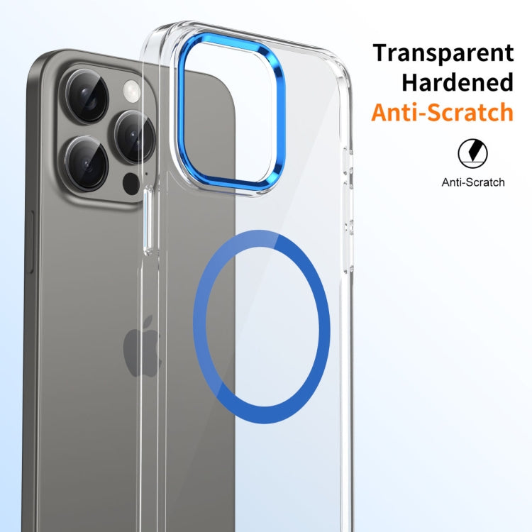 For iPhone 15 Pro Max Ice Feel HD Transparent MagSafe PC Full Coverage Phone Case