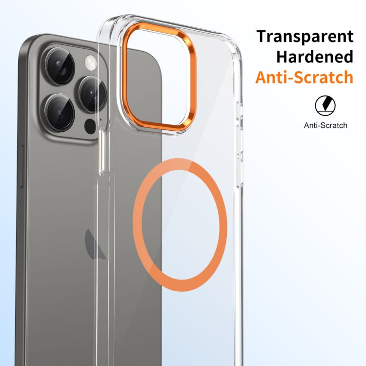 For iPhone 15 Pro Ice Feel HD Transparent MagSafe PC Full Coverage Phone Case