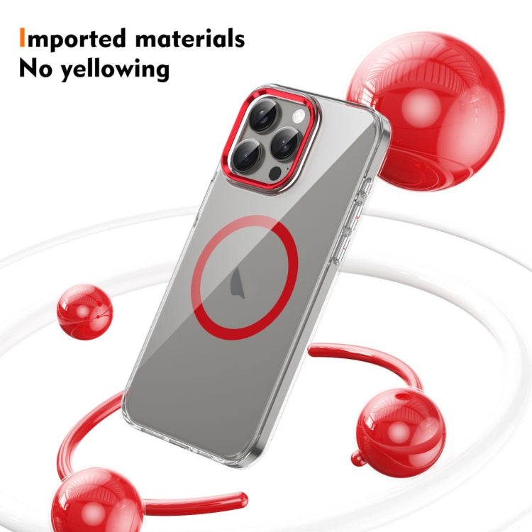 For iPhone 15 Pro Ice Feel HD Transparent MagSafe PC Full Coverage Phone Case