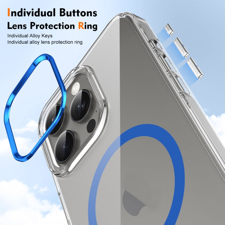 For iPhone 15 Pro Ice Feel HD Transparent MagSafe PC Full Coverage Phone Case