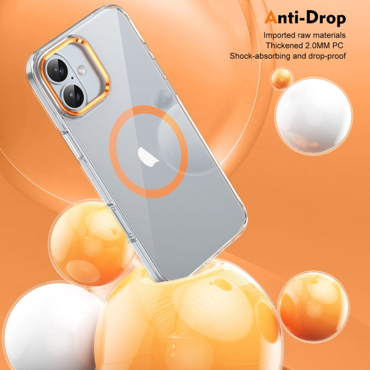 For iPhone 16 Ice Feel HD Transparent MagSafe PC Full Coverage Phone Case
