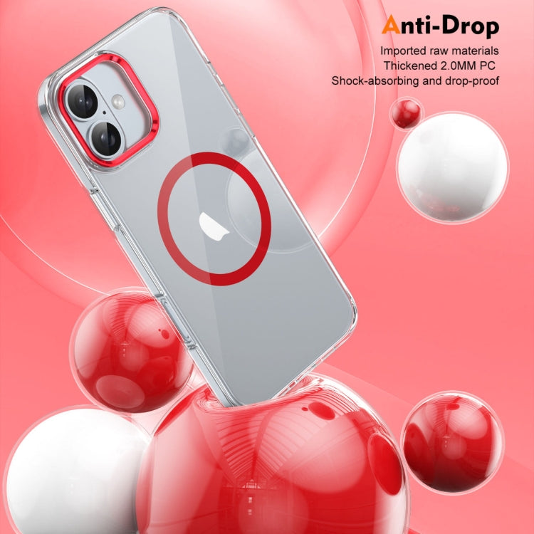 For iPhone 16 Ice Feel HD Transparent MagSafe PC Full Coverage Phone Case