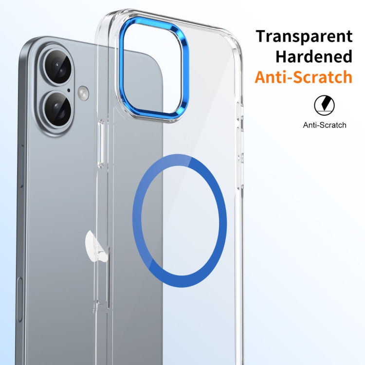 For iPhone 16 Ice Feel HD Transparent MagSafe PC Full Coverage Phone Case