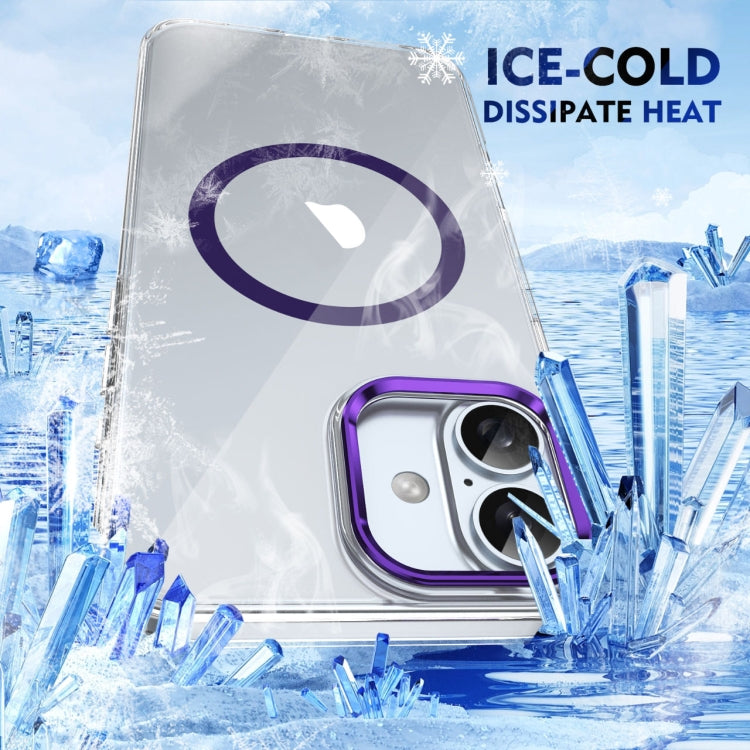 For iPhone 16 Ice Feel HD Transparent MagSafe PC Full Coverage Phone Case