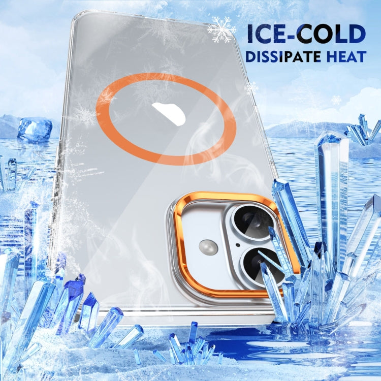 For iPhone 16 Plus Ice Feel HD Transparent MagSafe PC Full Coverage Phone Case