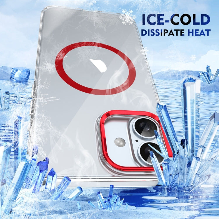 For iPhone 16 Plus Ice Feel HD Transparent MagSafe PC Full Coverage Phone Case