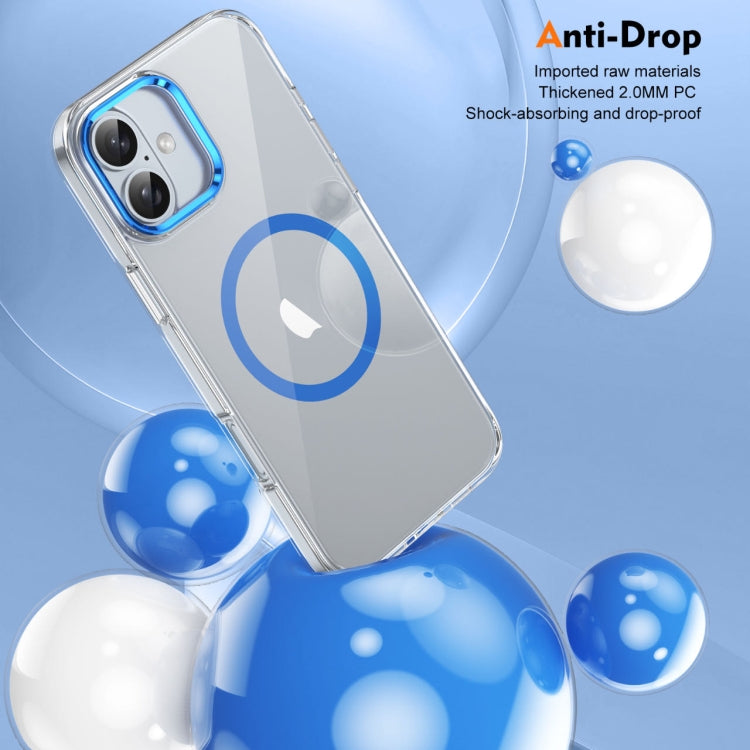 For iPhone 16 Plus Ice Feel HD Transparent MagSafe PC Full Coverage Phone Case