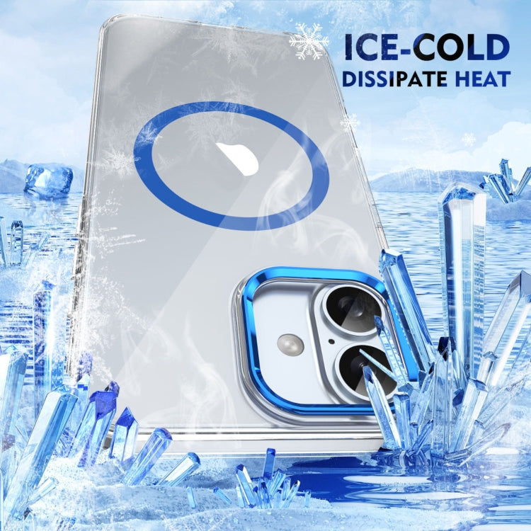 For iPhone 16 Plus Ice Feel HD Transparent MagSafe PC Full Coverage Phone Case