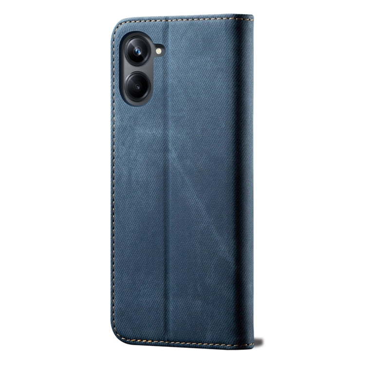 For Samsung Galaxy A06 4G Denim Texture Casual Style Horizontal Flip Leather Case