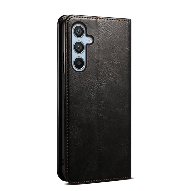 For Samsung Galaxy A36 Oil Wax Crazy Horse Texture Leather Phone Case